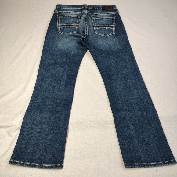 Ariat M7 Rocker Jeans Mens 34x32 Stretch Slim Fit Straight Coltrane Medium Wash - Picture 3 of 14